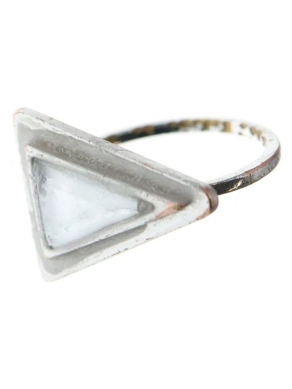 Celine Triangle Ring Silver